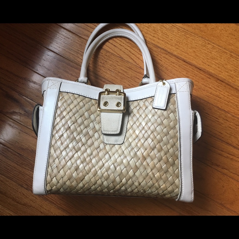 Coach Woven Handbag